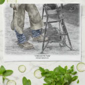 アンビルを使用したフライヤー鍛冶屋 キッチンタオル (折り畳み)