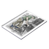 アンビルを使用したフライヤー鍛冶屋 ノートブック (左側)