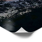 アンビルストームクラウドと上昇する月。 ポスター (コーナー)