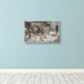 アンフィッサの女性（by Lawrence Alma-Ta浮腫） キャンバスプリント (インサイチュ (ウッドフロア))