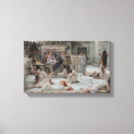 アンフィッサの女性（by Lawrence Alma-Ta浮腫） キャンバスプリント