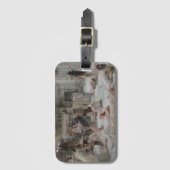 アンフィッサの女性(by Sir Lawrence Alma-Ta浮腫) ラゲッジタグ (正面縦)