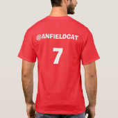 アンフィールドCat王 Tシャツ (裏面)