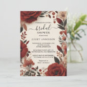 アンフィ素朴エスタ素朴はっきりしたブライダルシャワー 招待状 (スタンド正面)