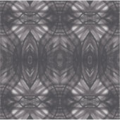 アンブラルブラックの抽象的な水彩画 シール (正面)