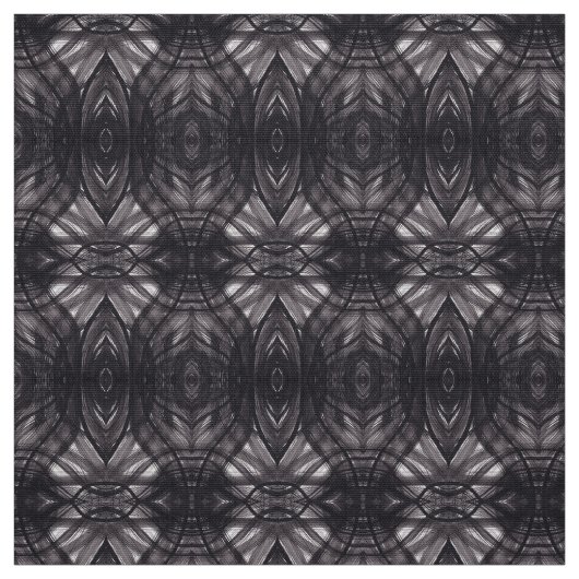 アンブラルブラックの抽象的な水彩画 ファブリック (見本)