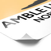 アンブルリンクビーチノーサンバーランド旅行ポスター フォトプリント            (角)