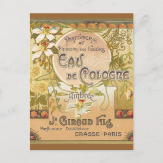 アンブル・コロン香水のポストカード ポストカード