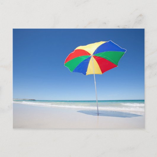 アンブレラオンビーチ |オーストラリア ポストカード (正面)