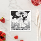 アンブレラガール スタンダードカクテルナプキン (インサイチュ)