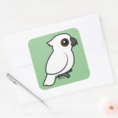 アンブレラコッカトゥー(フラット) スクエアシール (封筒)