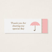 アンブレラピンクスモールラベル (裏面)