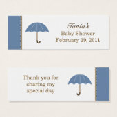 アンブレラブルースモールラベル (正面&裏面)