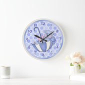 アンブレラベアーブルーカスタマイズ-  ラージ壁時計 (ホーム)