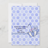 アンブレラベアーブルー – 招待状 (裏面)