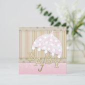 アンブレラベビーシャワー招待状 招待状 (スタンド正面)