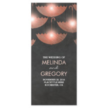 アンブレラライツチョーク&ピンク結婚式 プログラム