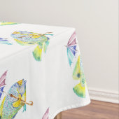 アンブレラ付きエンジェルフィッシュ テーブルクロス (インサイチュ)