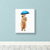 アンブレラ付きメルカート キャンバスプリント (インサイチュ (ウッドフロア))