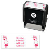 アンブレラ尾鳥漫画イラストレーション セルフインキングスタンプ (インサイチュ)