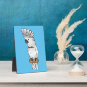 アンブレラ尾鳥漫画イラストレーション フォトプラーク (側面)