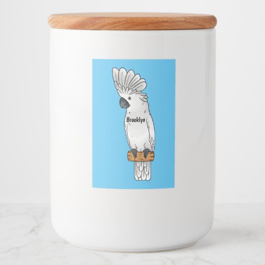 アンブレラ尾鳥漫画イラストレーション フードラベル (正面)