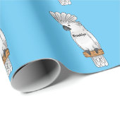 アンブレラ尾鳥漫画イラストレーション ラッピングペーパー (ロールコーナー)