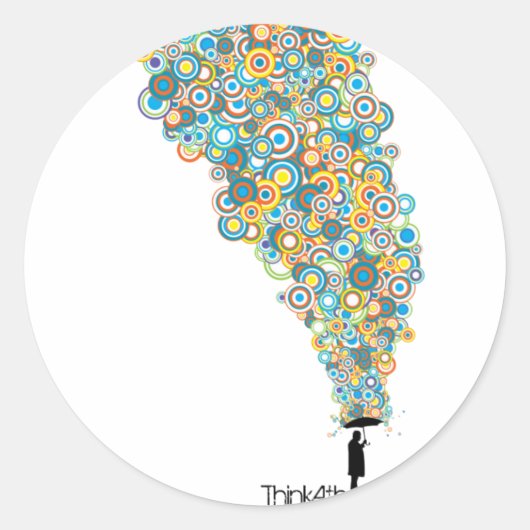 アンブレラ無神論者 ラウンドシール (正面)