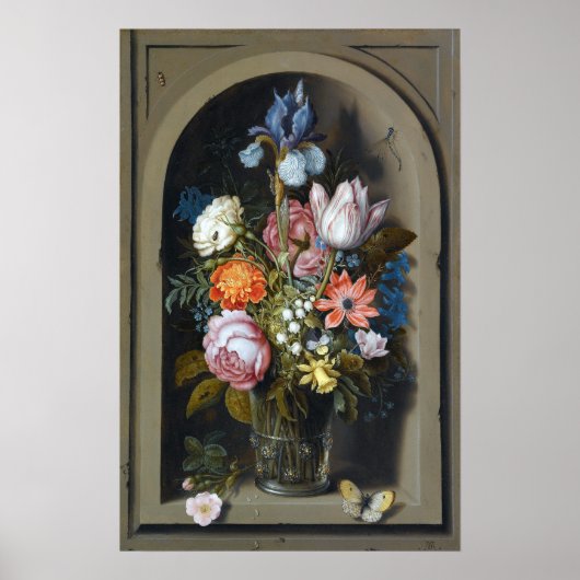 アンブロシウス・ボスシェアート長老A静物生活 ポスター (正面)