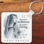 アンブロンテ引用文私の魂が目覚めている キーホルダー (裏面)