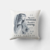 アンブロンテ引用文私の魂が目覚めている クッション (裏面)