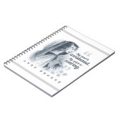 アンブロンテ引用文私の魂が目覚めている ノートブック (左側)