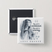 アンブロンテ引用文私の魂が目覚めている 缶バッジ (正面&裏面)