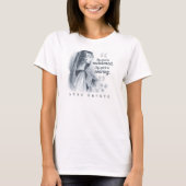 アンブロンテ引用文私の魂が目覚めている Tシャツ (正面)