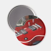 アンプの赤ギター マグネット (正面/裏面)