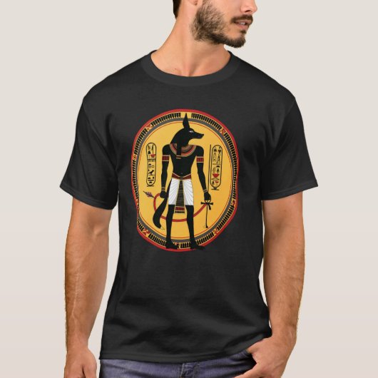 アンプエジプトアヌビスエジプト犬の神の死んだアヌ Tシャツ (正面)