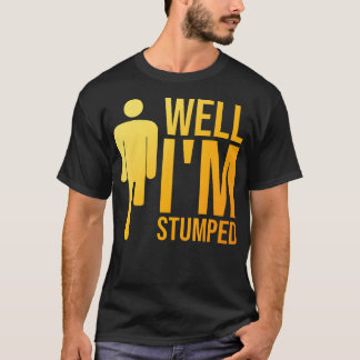 アンプテおもしろいーデザイン男性へ女性義足 Tシャツ