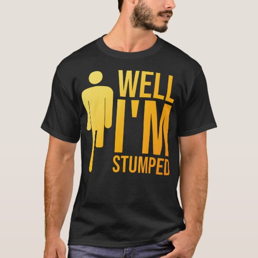 アンプテおもしろいーデザイン男性へ女性義足 Tシャツ (正面)