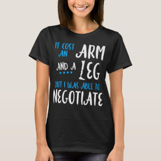 アンプティユーモアレッグ腕おもしろい回復プレミアム Tシャツ