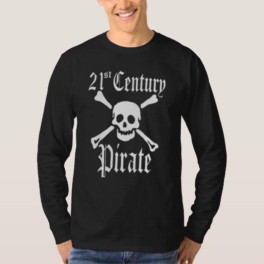 アンプティー21世紀の海賊脚の手の切断ジョー Tシャツ (正面)