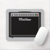 アンプパーソナライズされたイラストレーション(ミュージシャン) マウスパッド (マウス)