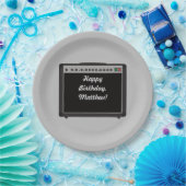 アンプパーソナライズされたロックアンドロールパーティー ペーパープレート (パーティー)