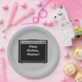 アンプパーソナライズされたロックアンドロールパーティー ペーパープレート (パーティー)