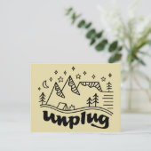 アンプラグマウンテンキャンプポストカード ポストカード (スタンド正面)