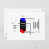 アンプ管 ポストカード (正面/裏面)