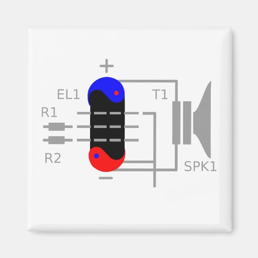 アンプ管 マグネット (正面)