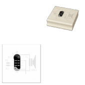 アンプ管 ラバースタンプ (押印)