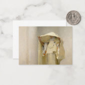 アンベルグリスの煙, 1880 by John Singer Sargent ノートカード (正面/裏面インサイチュ)