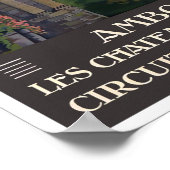 アンボワーズフランスヴィンテージ旅行ポスター ポスター (角)