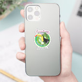 アンボンアイランドインドネシア旅行ロゴ シール (スマートフォン)
